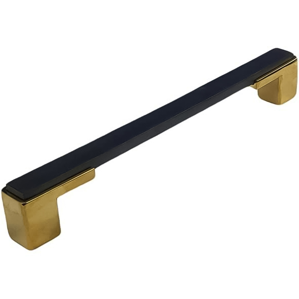 Golden Grace Black and Gold Gamma Cabinet Pull Handle Set 288mm Image 1