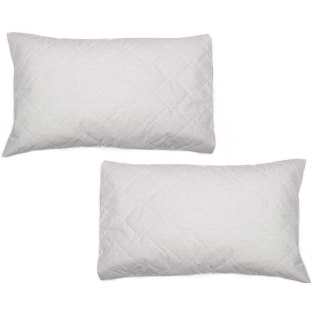 DreamEasy Quilted Pillow Protector Pair XL Image 1