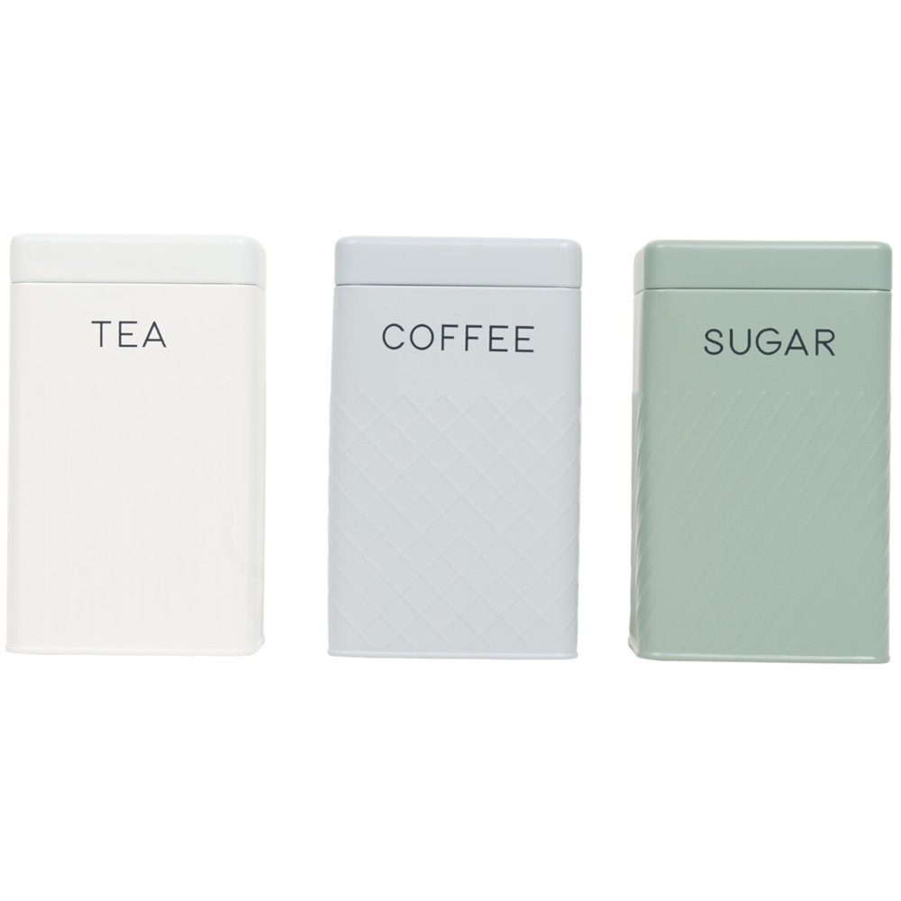 Set of 3 Square Canisters Image 1