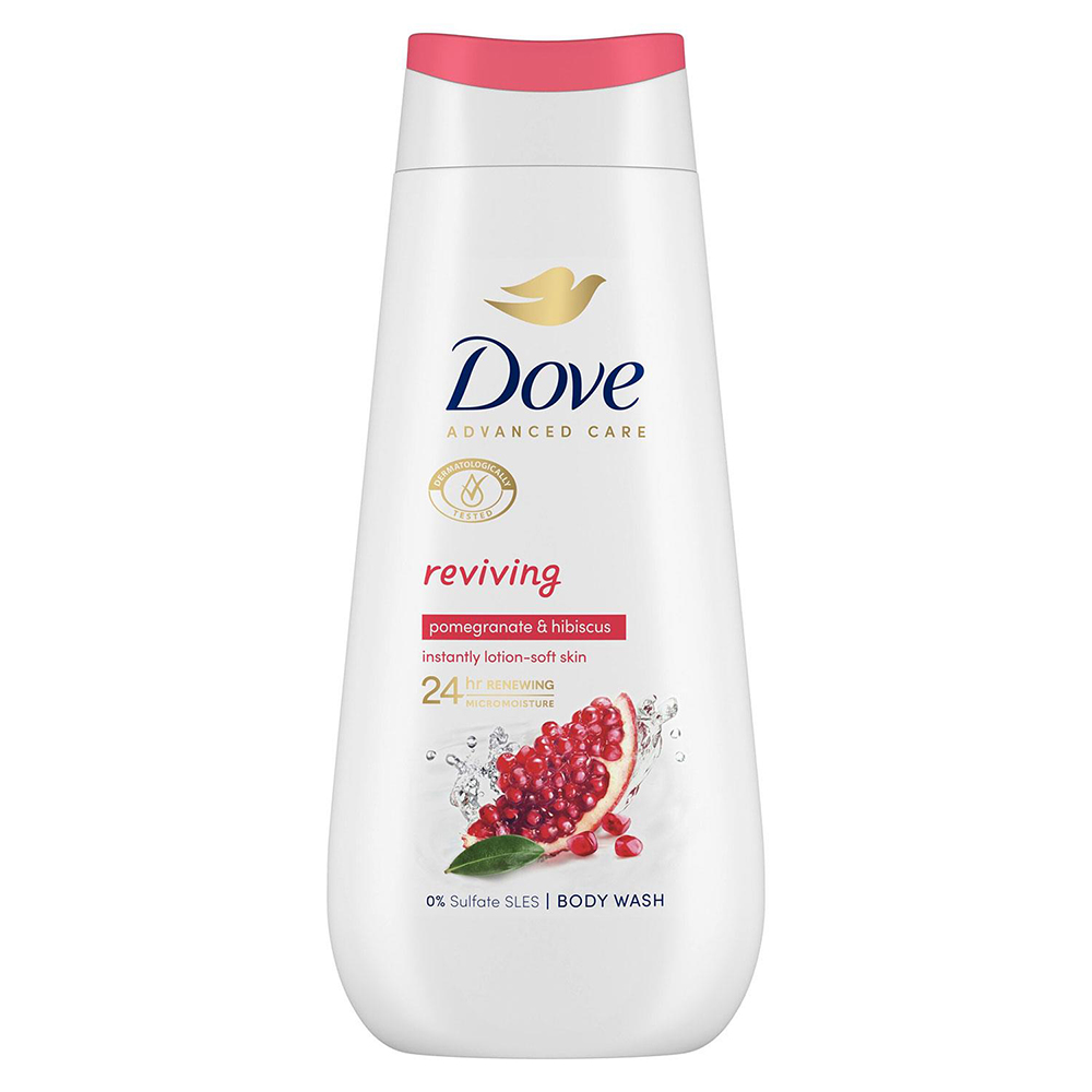 Dove Advanced Care Reviving Body Wash 225ml 10 Pack Image 2