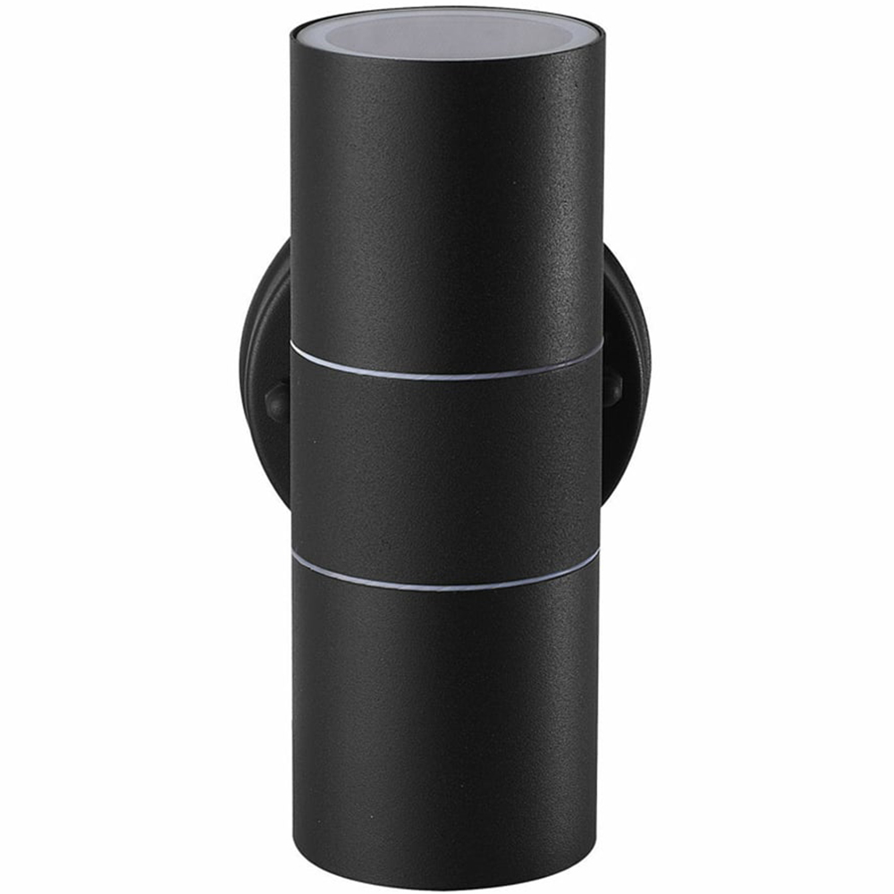 ExtraStar Black Stainless Steel Double Wall Light Image 1