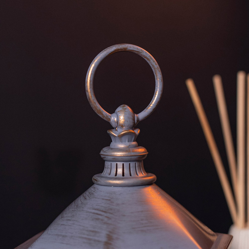 Samuel Alexander Blue Water Spinner Cute Reindeer Scene Lantern Christmas Decoration 26cm Image 4