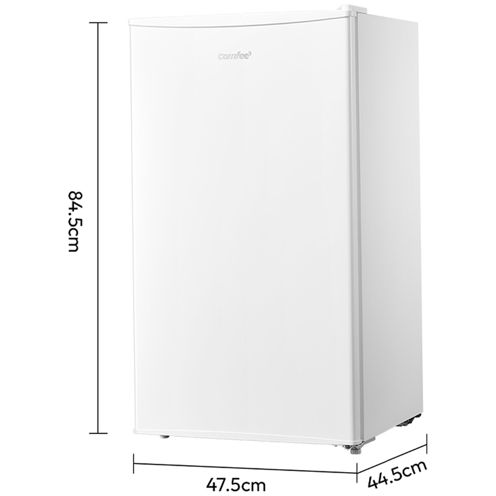 Living and Home AJ0811 60L White Freestanding Under Counter Upright Freezer Image 7