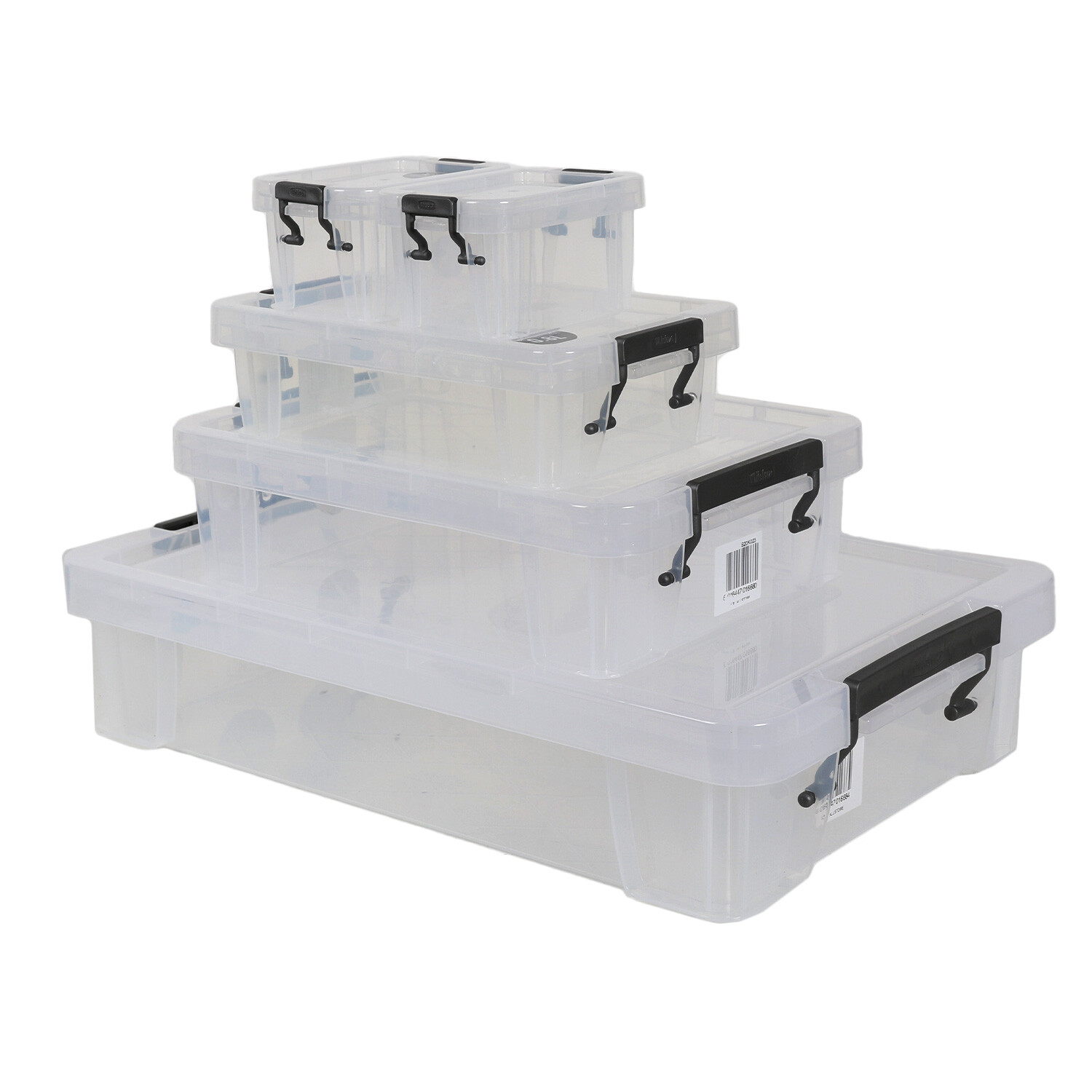 Allstore Clear Storage Box 5 Pack Image 2