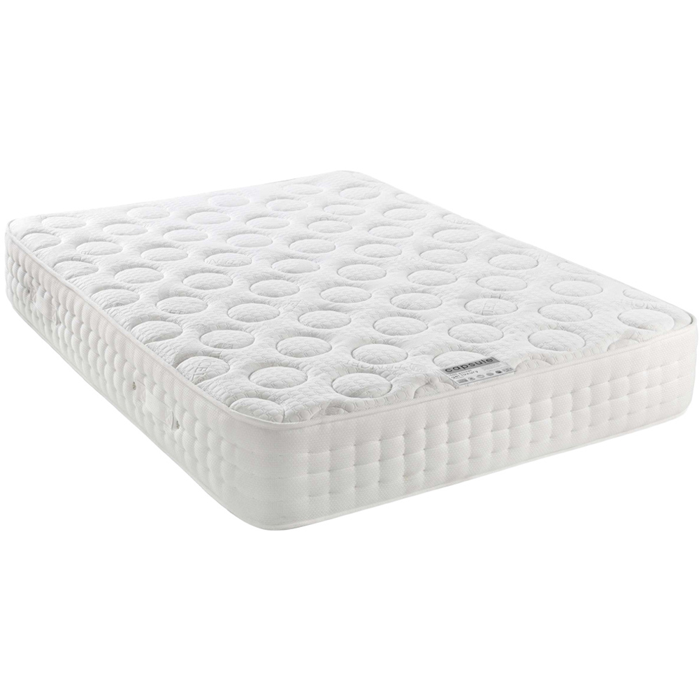 Julian Bowen Capsule Gel Luxury Double White 1500 Pocket Sprung Mattress with Cooling Gel Image 1