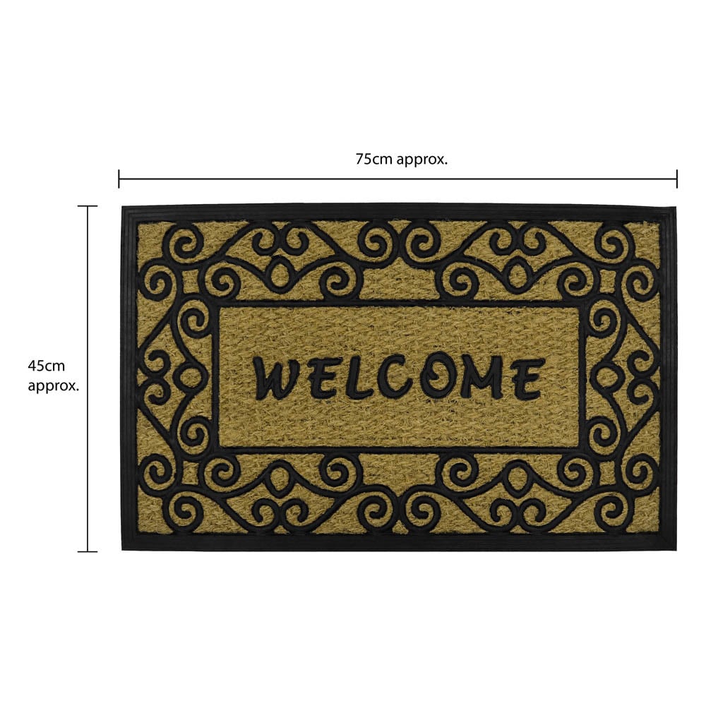 JVL Welcome Woven Tuffscrape Doormat 45 x 75cm Image 8