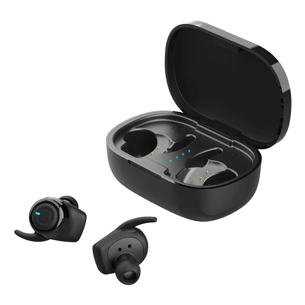 Streetz Black True Wireless Stereo Stay-in-Ear Sports Ear Buds Image 4