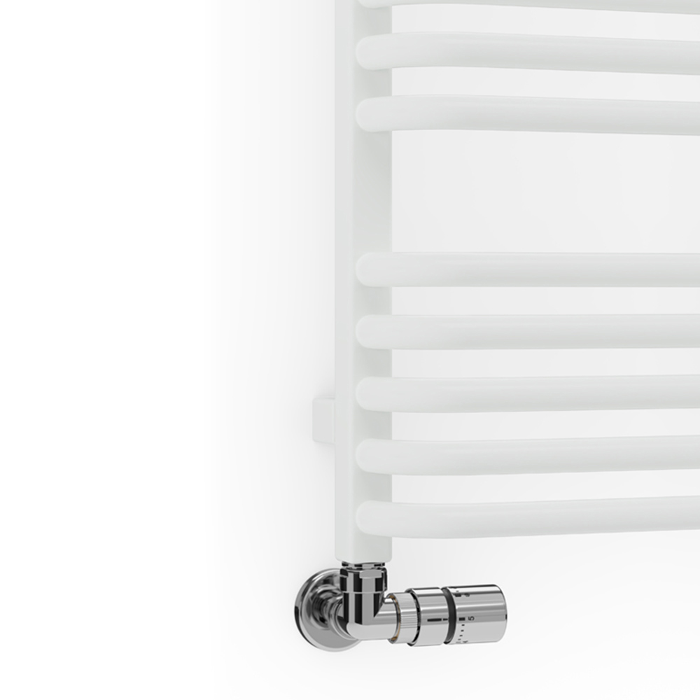 Terma Alex White Heated Towel Rail 1580 x 500mm Image 3