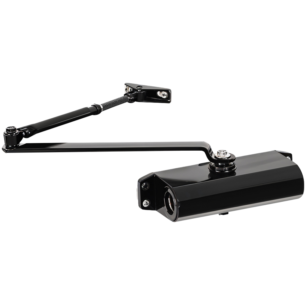 Living and Home Black Aluminium Alloy Automatic Overhead Door Closer Image 5
