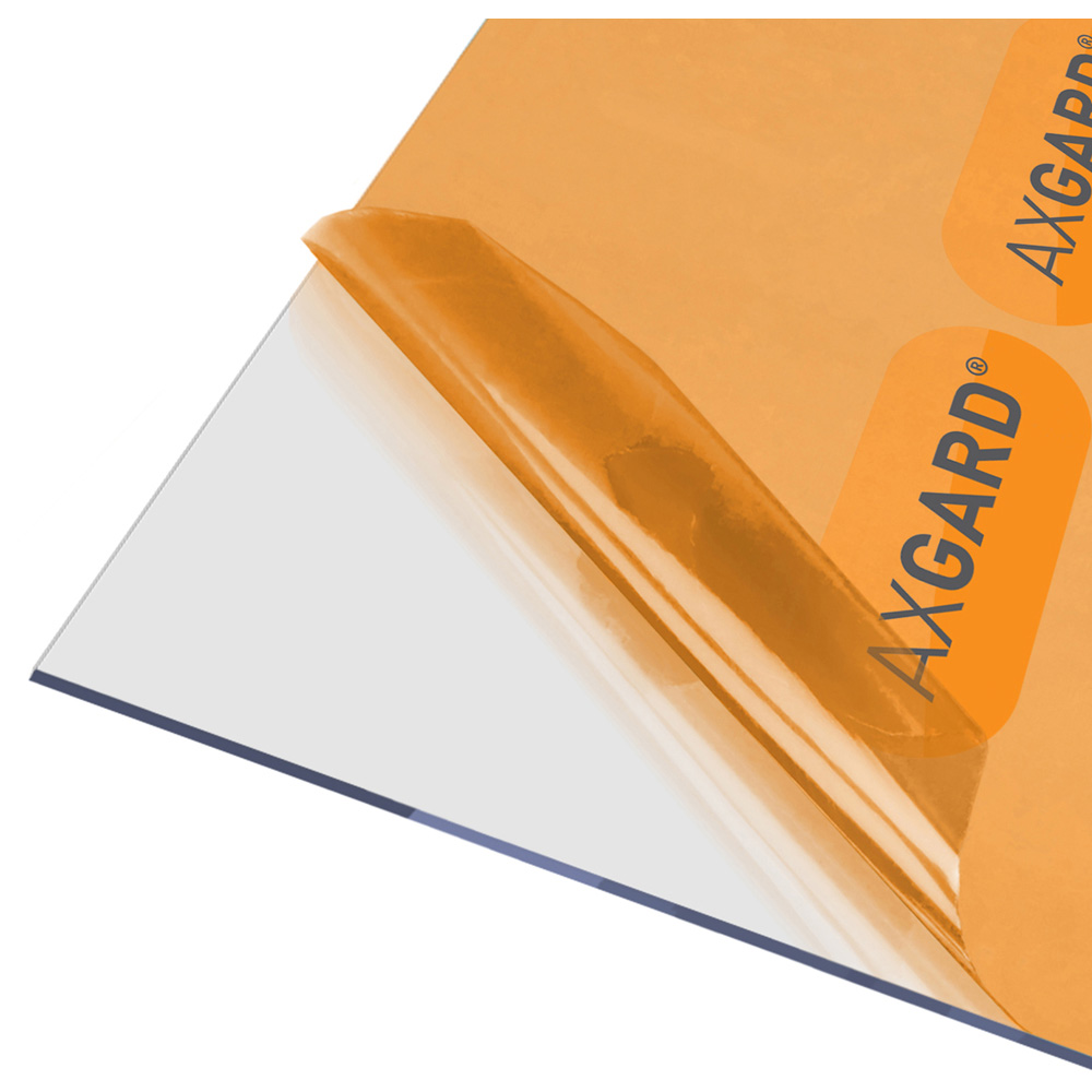 Axgard 3mm Clear Polycarbonate Sheet 1000 x 3050mm Image 1