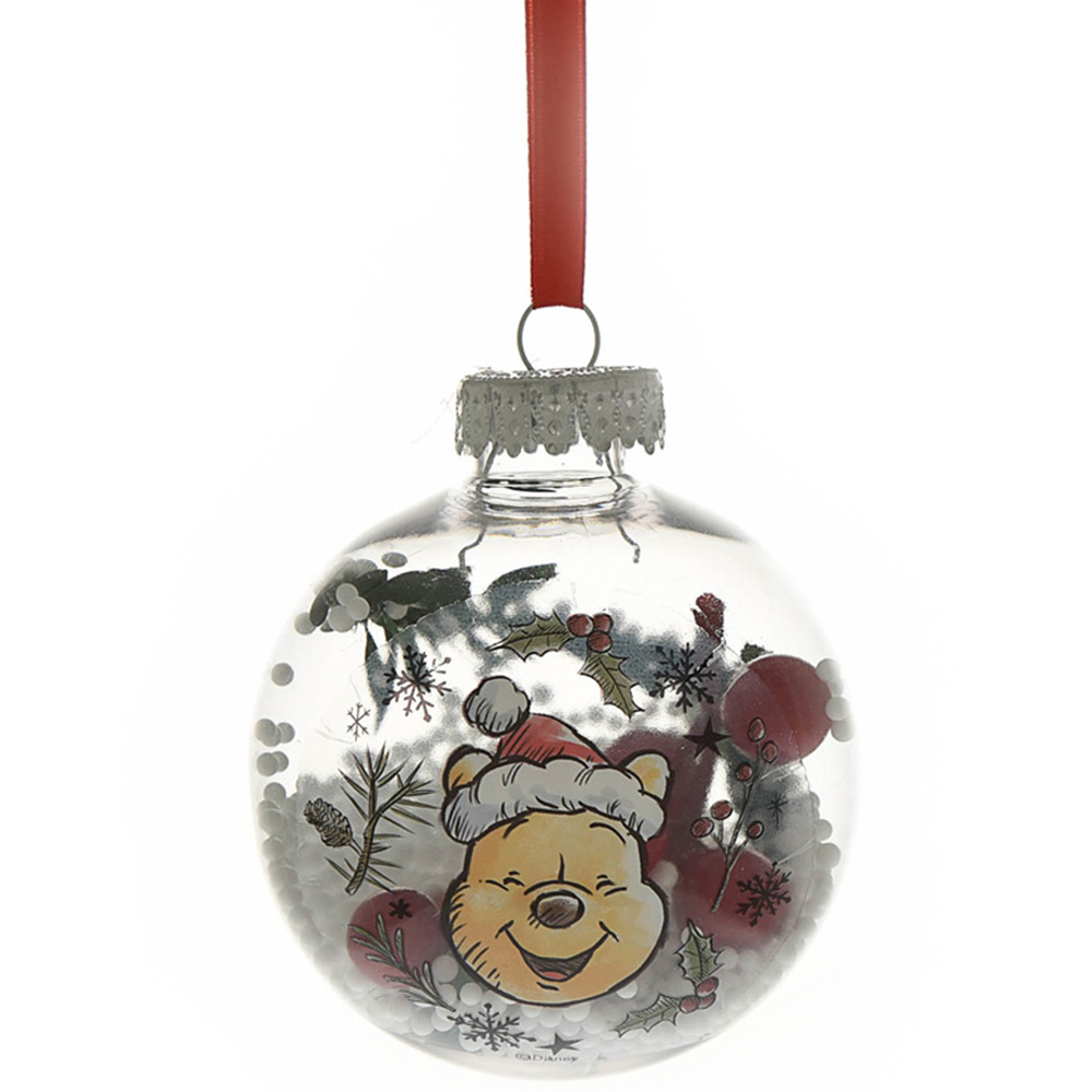 Disney Winnie the Pooh Clear Baubles 4 Pack Image 4