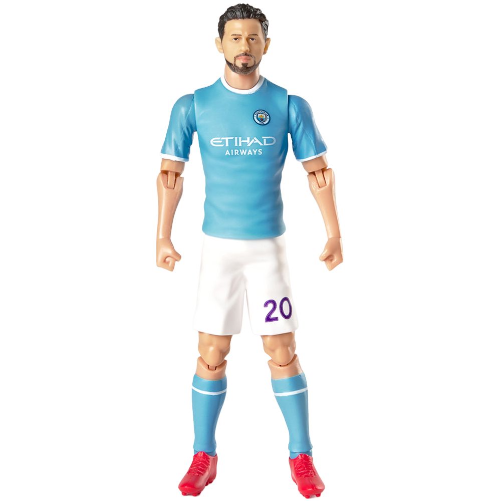 Banbo Bernardo Silva Manchester City Fully Articulated Football Figurine Image 1