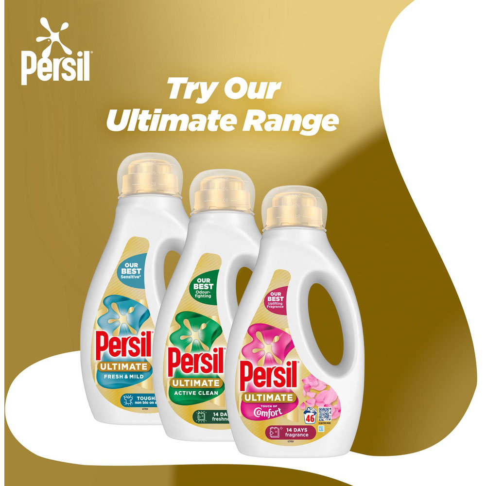 Persil Ultimate Touch of Comfort Liquid Detergent 46 Washes 1.242L 4 Pack Image 9