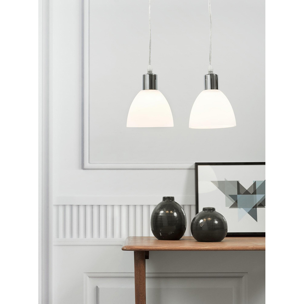 Nordlux Ray 2-Kit E14 Chrome Pendant Light Image 3
