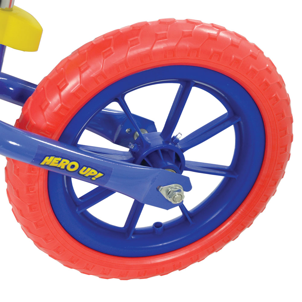 Spidey and His Amazing Friends 12 inch Balance Bike with Light-Up Wheels Image 6