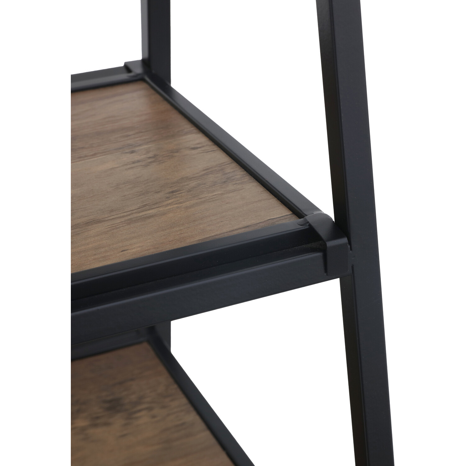 Dark Wood Effect Standing Mirror Brown Image 10