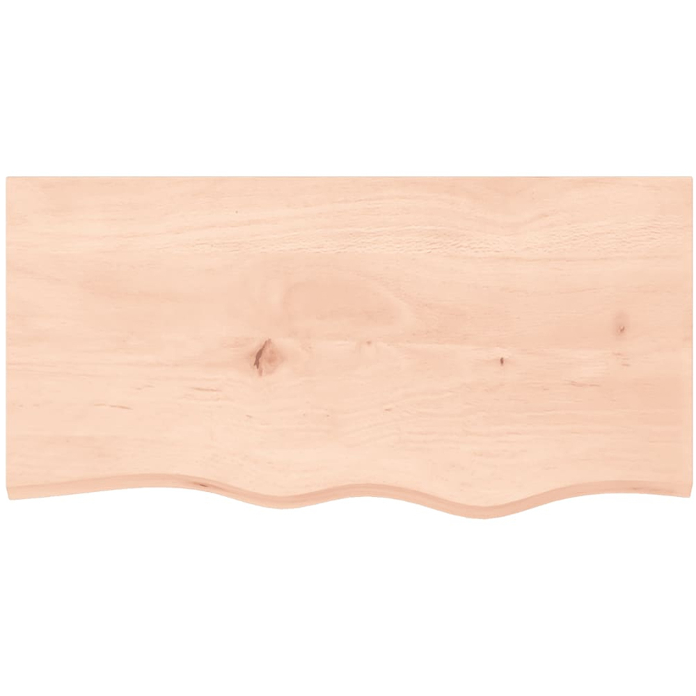 vidaXL 80cm Natural Brown Floating Wall Shelf Image 3