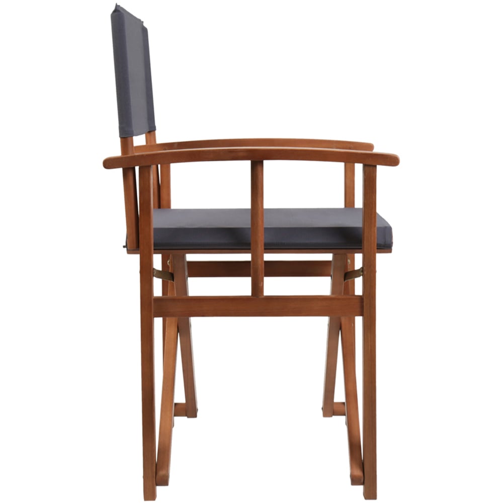 Charles Bentley Set of 2 Grey Directors Chair Image 5