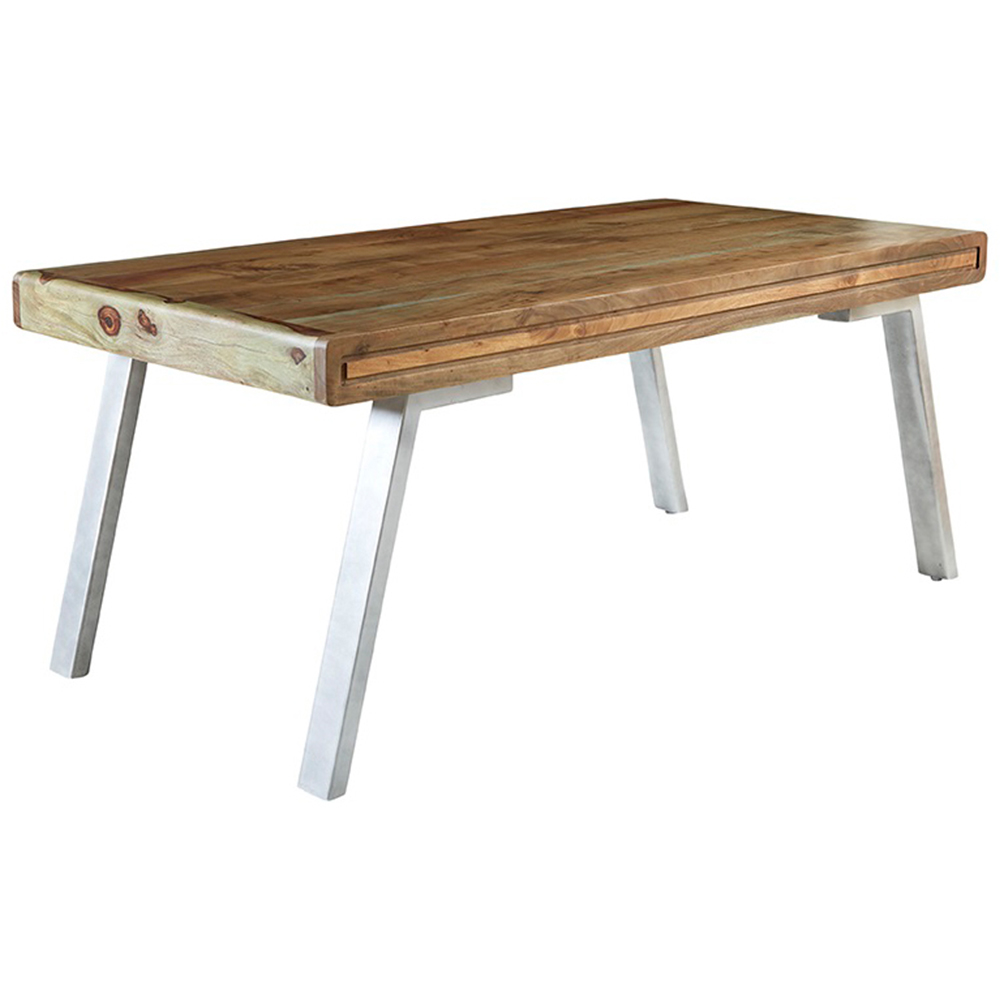 Brooklyn 4 Seater Hardwood Dining Table Image 2