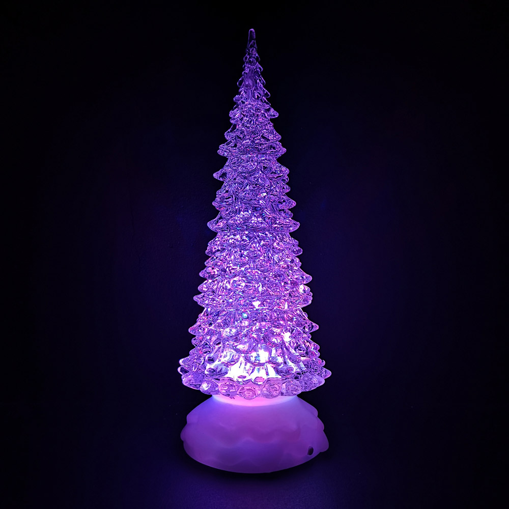 Samuel Alexander Colour Changing Tree LED Christmas Water Spinner 27cm Image 3
