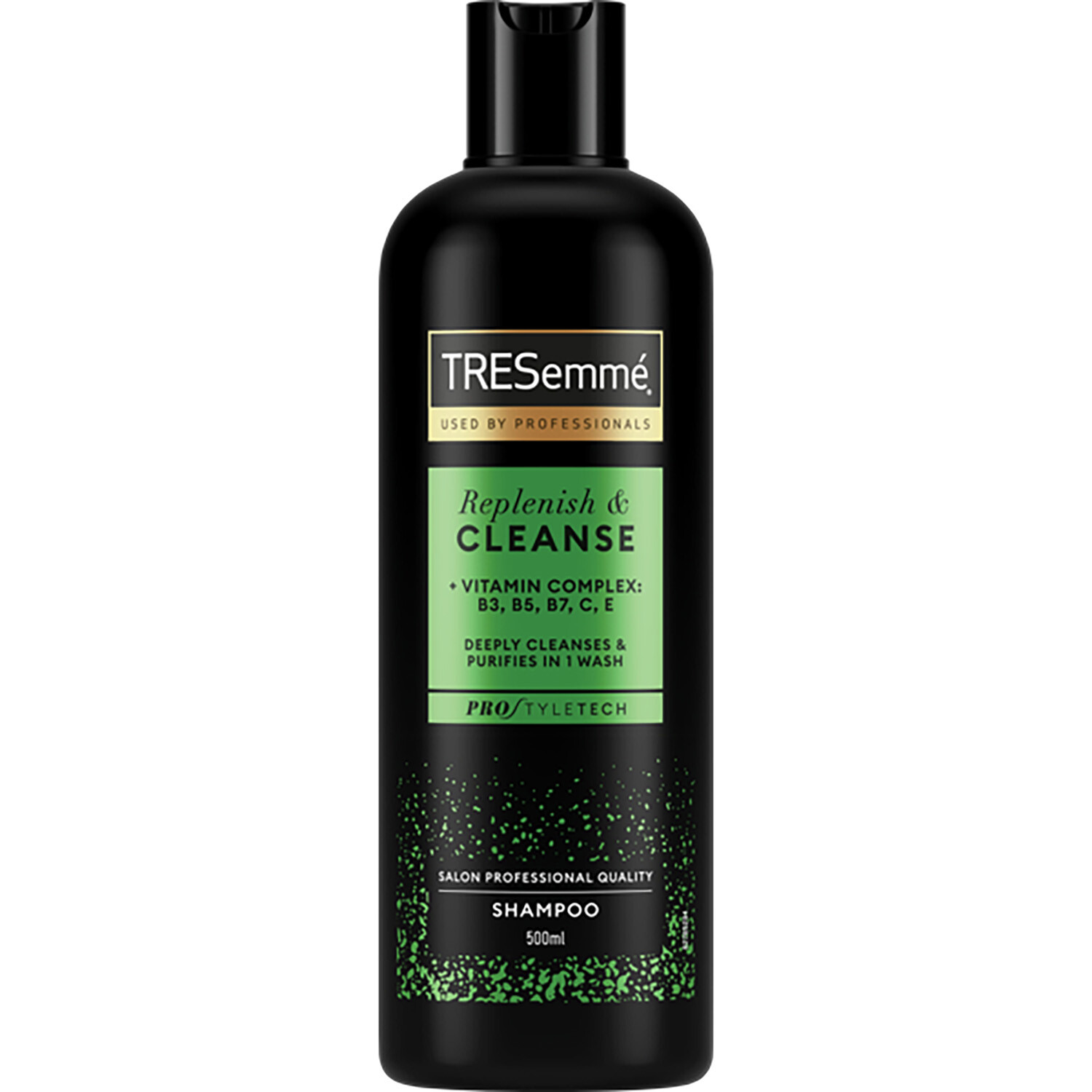 TRESemme Replenish & Cleanse Shampoo 500ml - Black Image