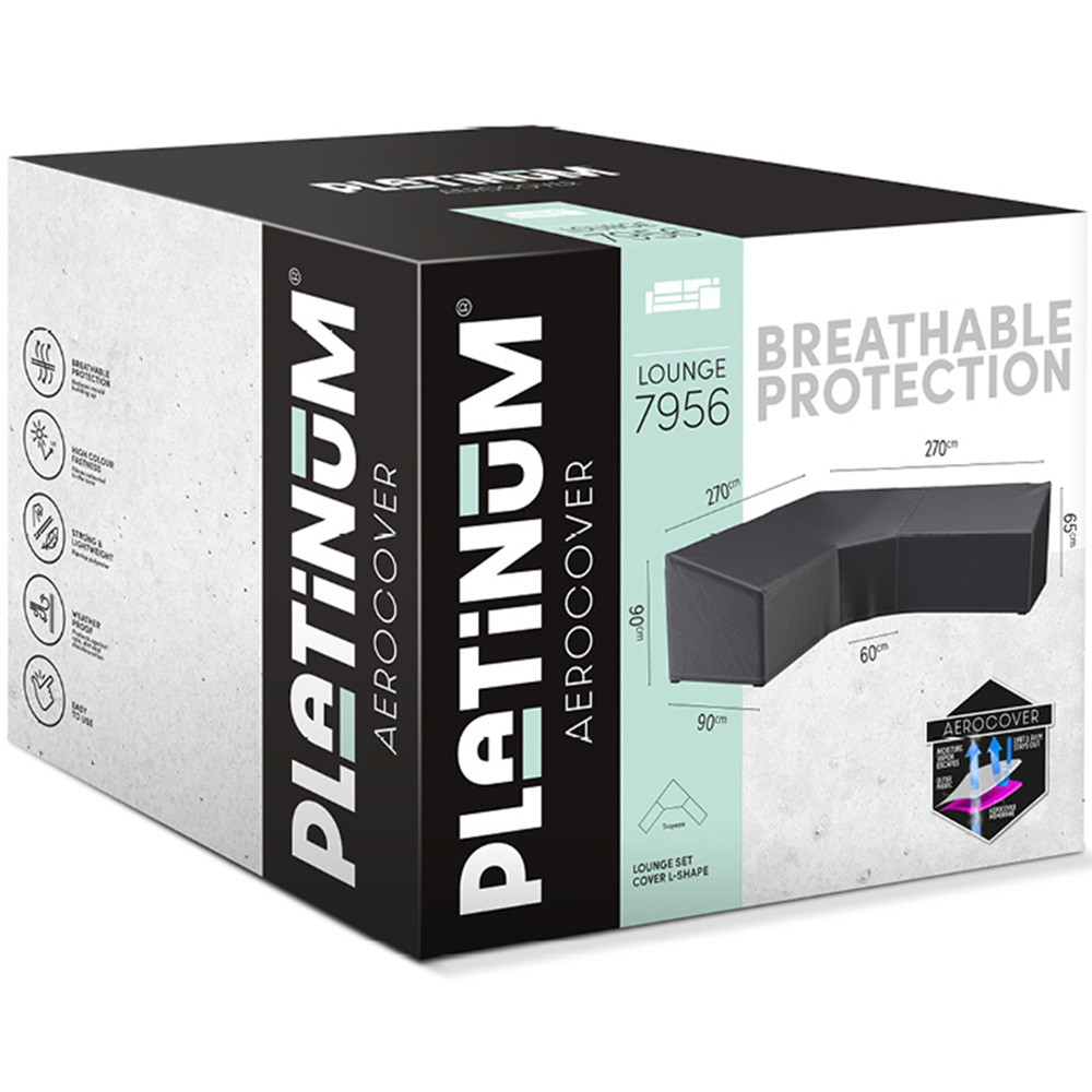 Platinum AeroCover Trapeeze L Shaped Outdoor Sofa Cover 270 x 90cm Image 2