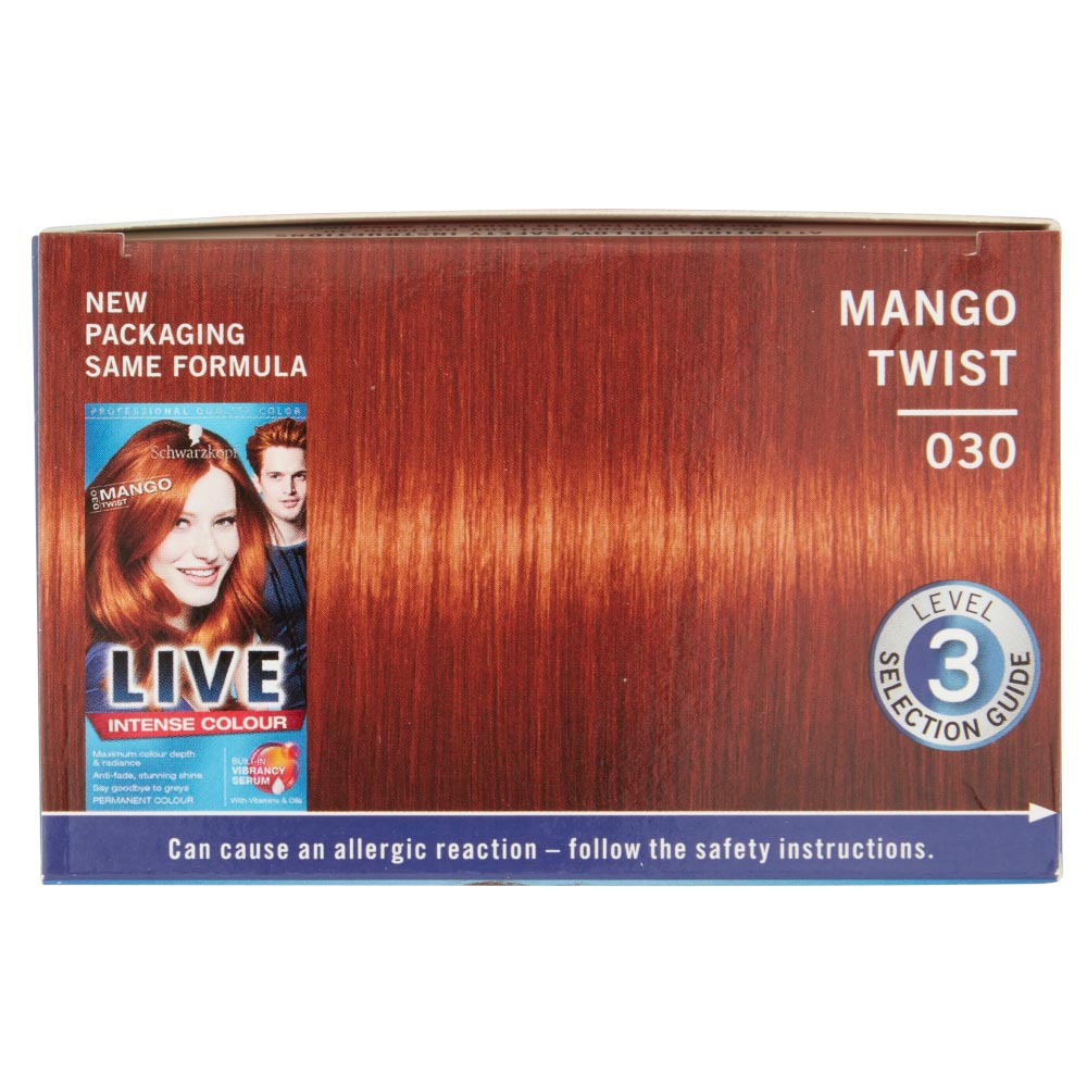 Schwarzkopf Live Colour Mango Twist 030 – Lebendiges Mangorot Für Intensiven Farblook