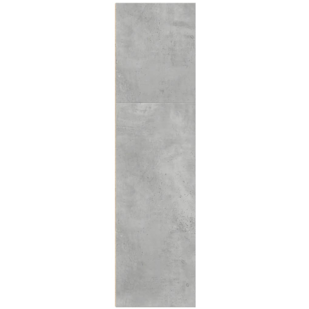 vidaXL 3 Shelf Concrete Grey Bookcase Image 5