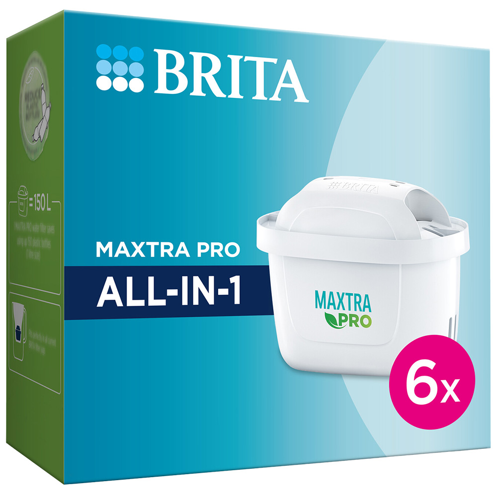 Brita Maxtra Pro White Filter Cartridges 6 Pack Image 1