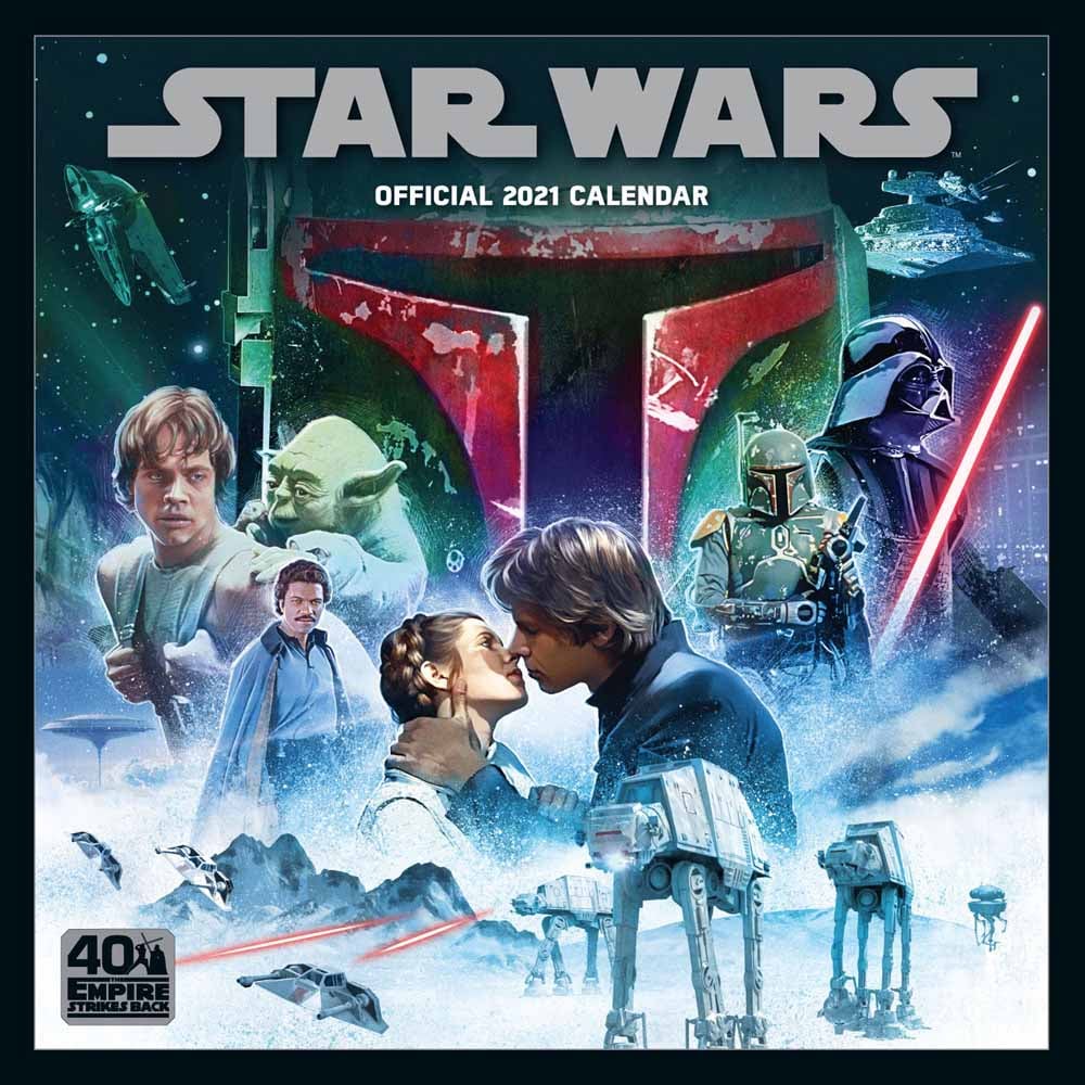 Star Wars Classic 2021 Wall Calendar Wilko