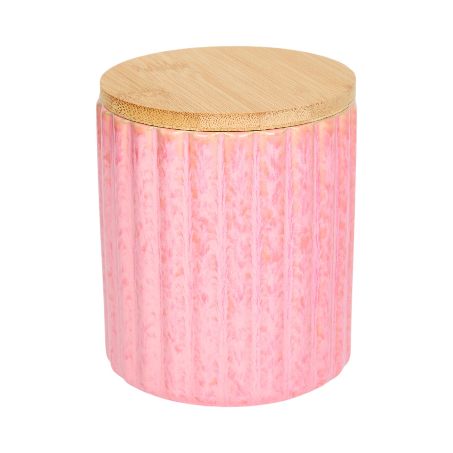Bora Bora Reactive Glaze CanisterPink Image 1