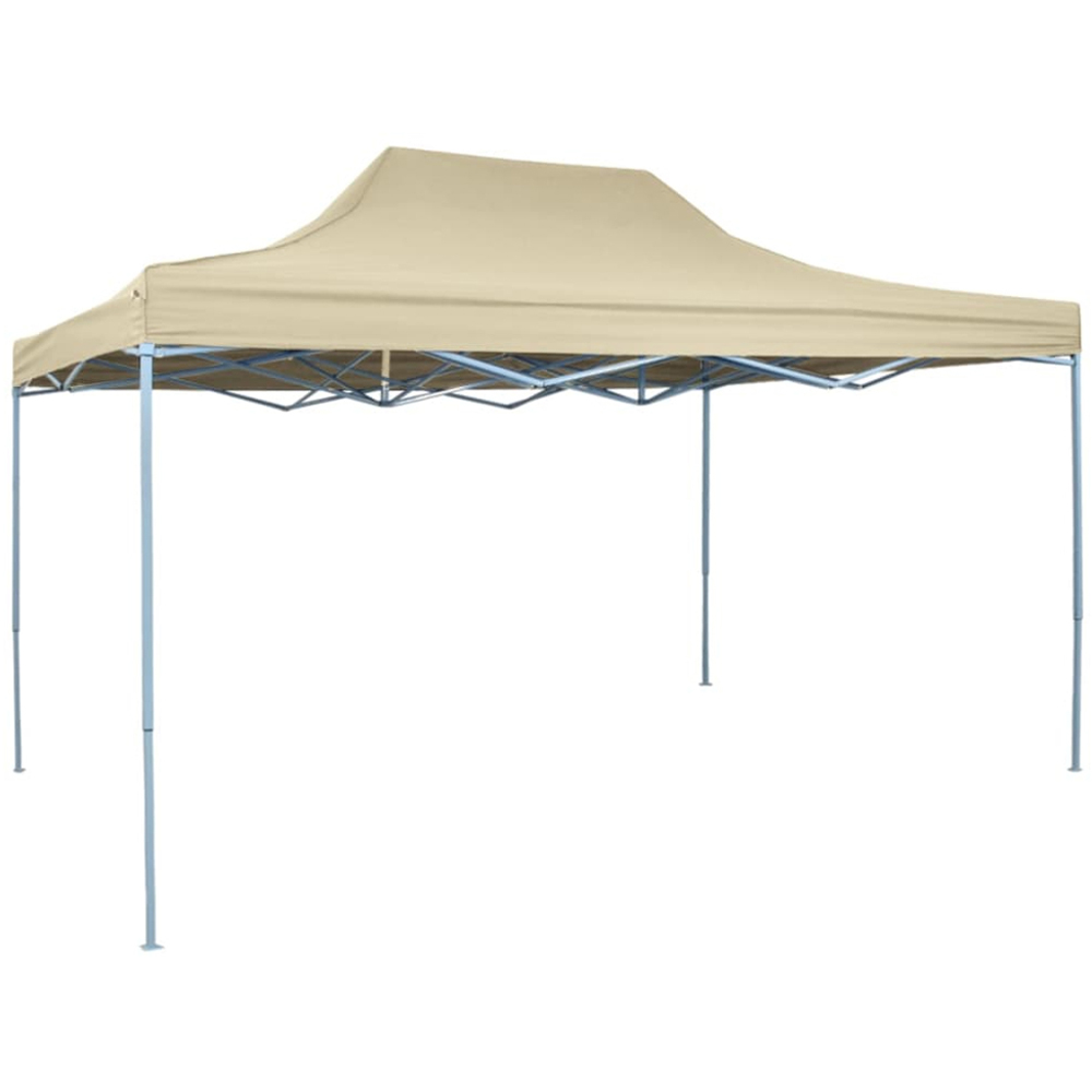 vidaXL 3 x 4.5m Cream White Garden Marquee Image 1