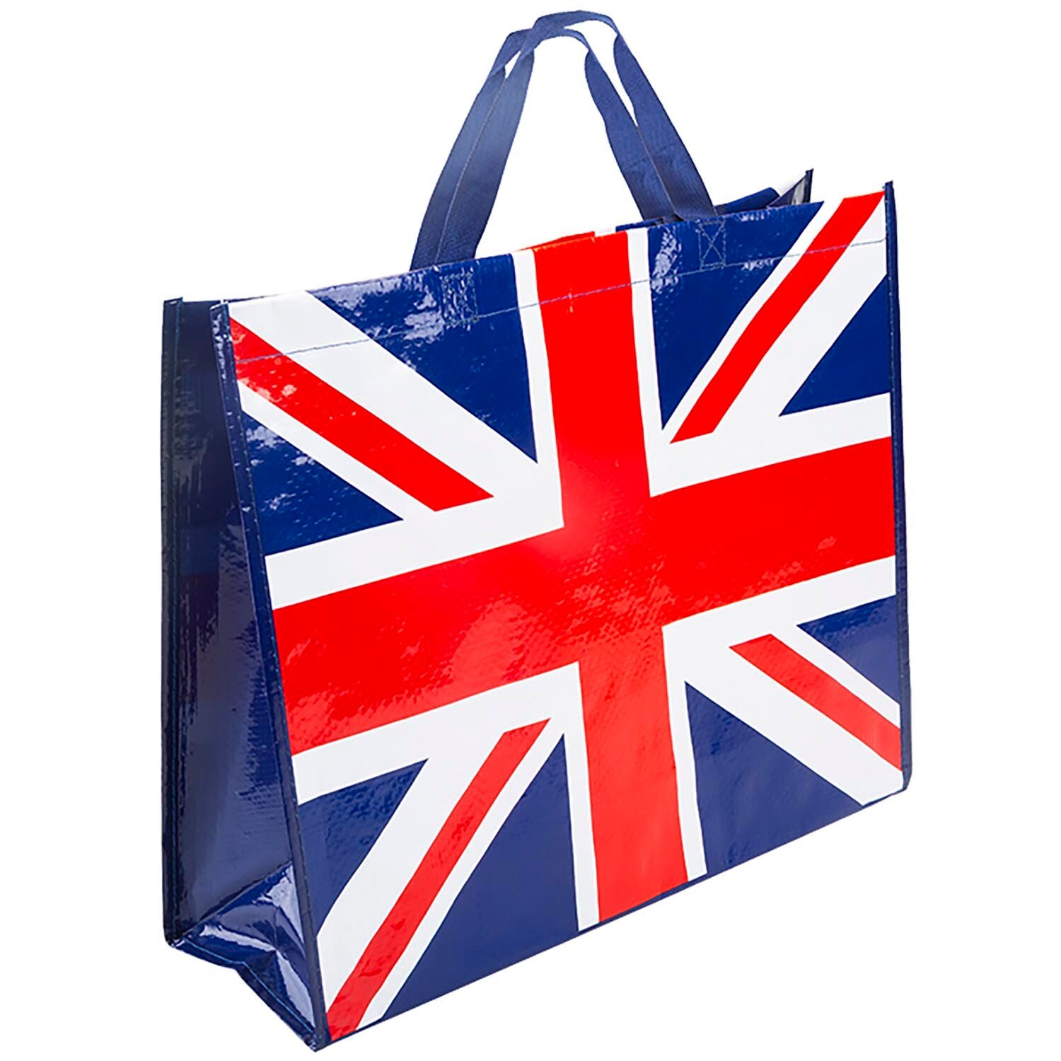 Union Jack Flag Woven Shopping Bag Image