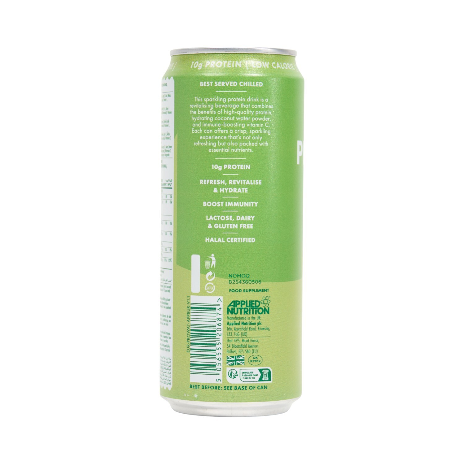Applied Nutrition Sparkling Protein Water Apple Burst Image 2