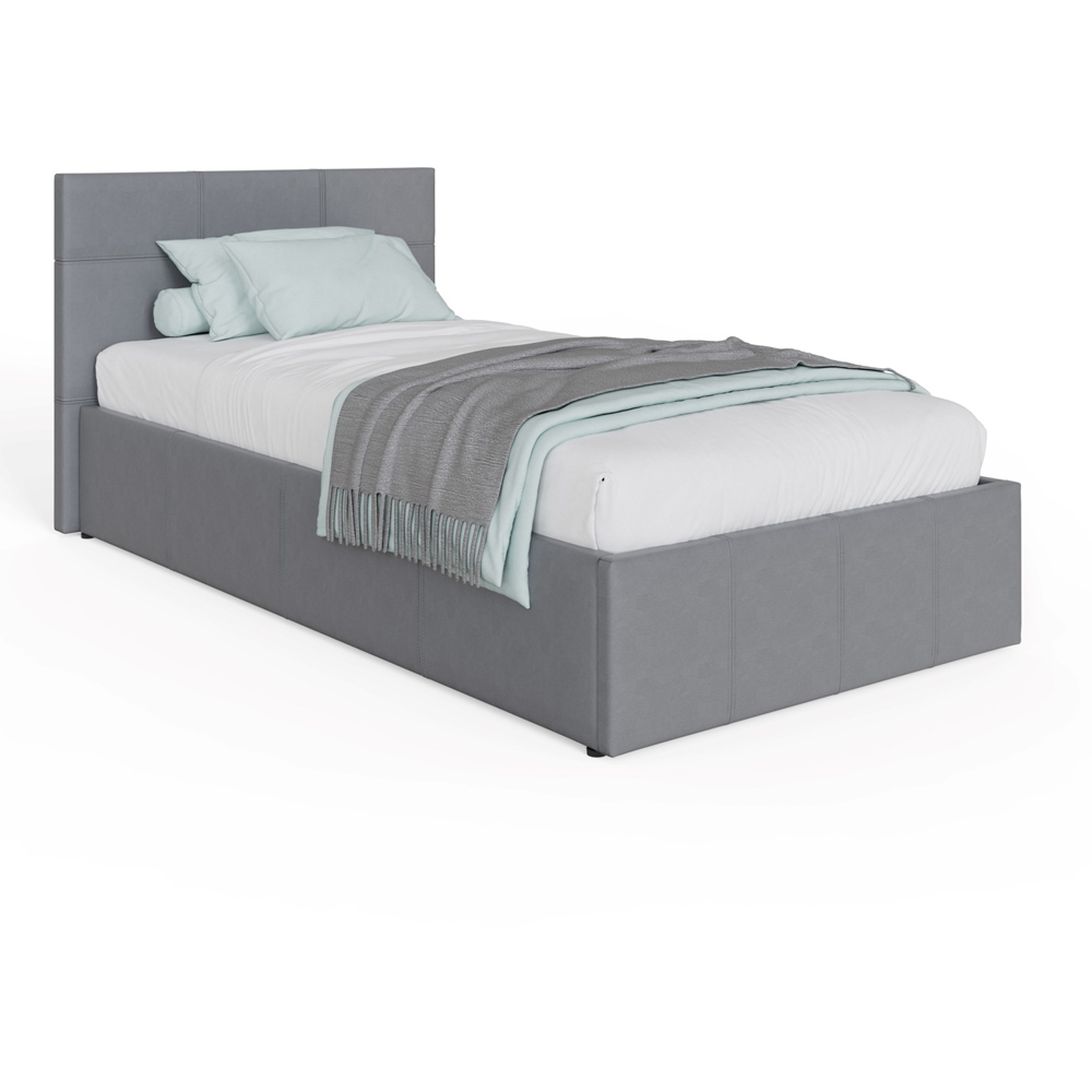GFW Single Grey End Lift Ottoman Bed Image 7