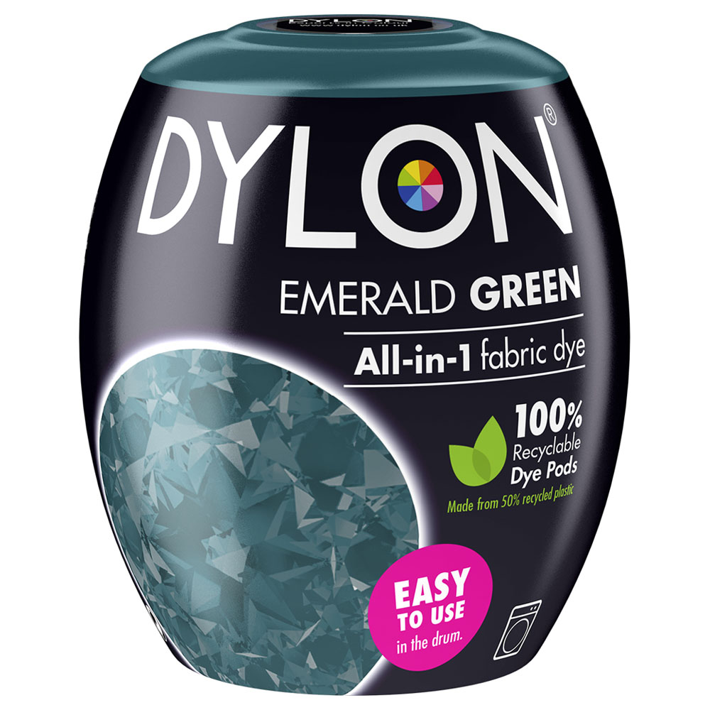 Dylon Emerald Green Dye Pod 350g Image 1