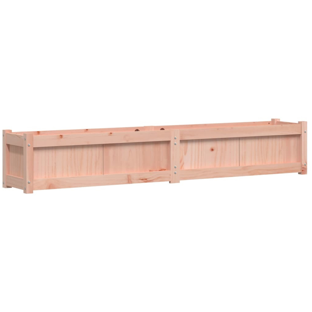 vidaXL Natural Solid Douglas Fir Wood Garden Planter 180 x 31 x 31cm Image 6