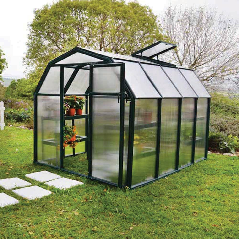 Palram Canopia Eco Grow Polycarbonate 6 x 8ft Greenhouse Image 3