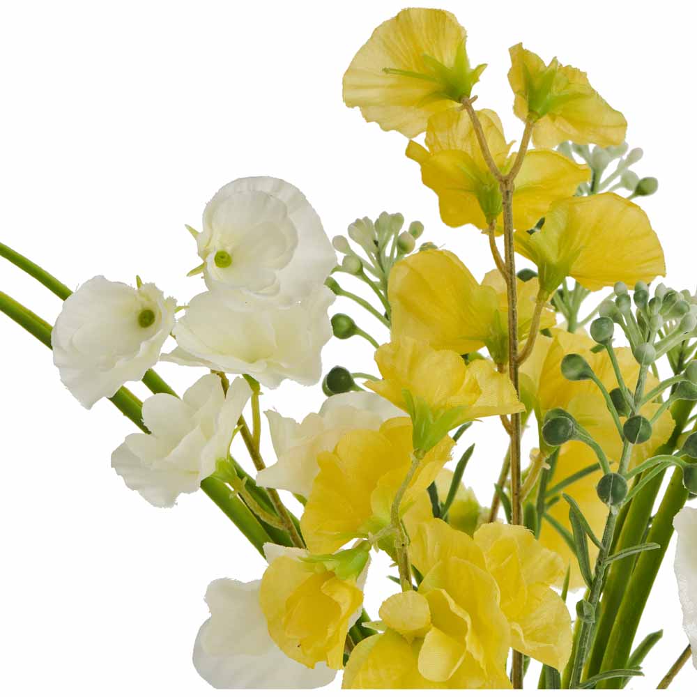 Wilko Meadow Floral Bouquet in Vase Wilko