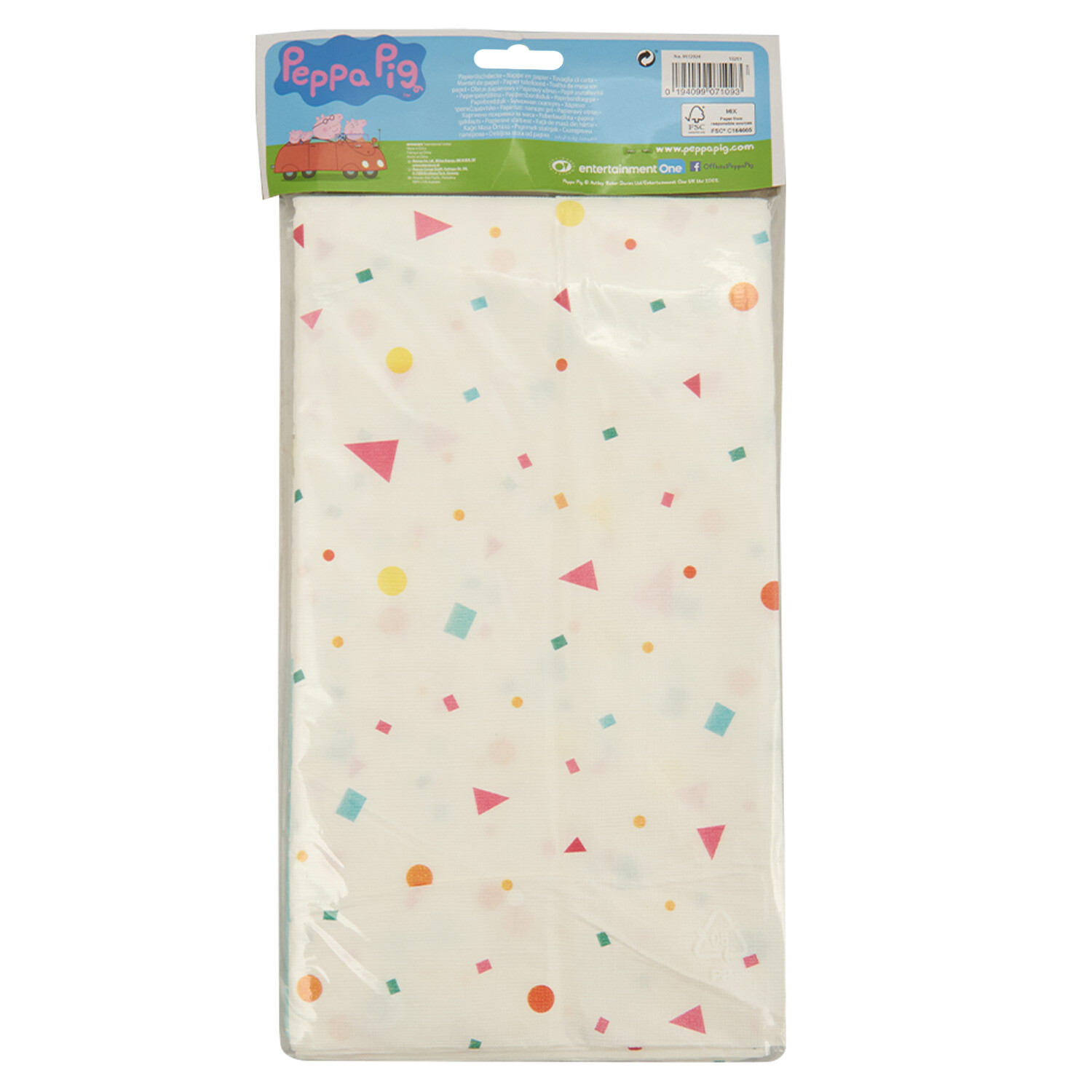 Peppa Pig Paper Tablecover - Blue Image 2