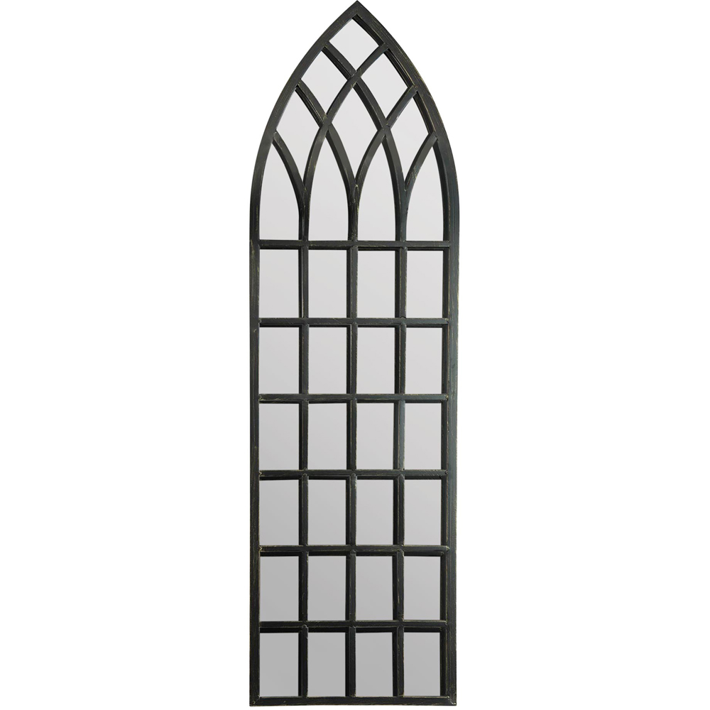 MirrorOutlet Somerley Rustic Arched Garden Mirror 160 x 47.5cm Image 1