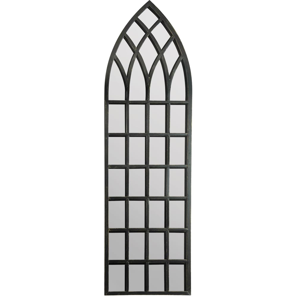 MirrorOutlet Somerley Rustic Arched Garden Mirror 140 x 40.5cm Image 1