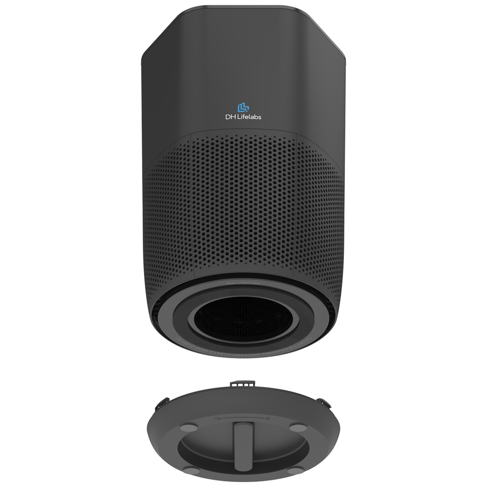 DH Lifelabs Sciaire Essential Air Purifier with HEPA Filter Black Image 5