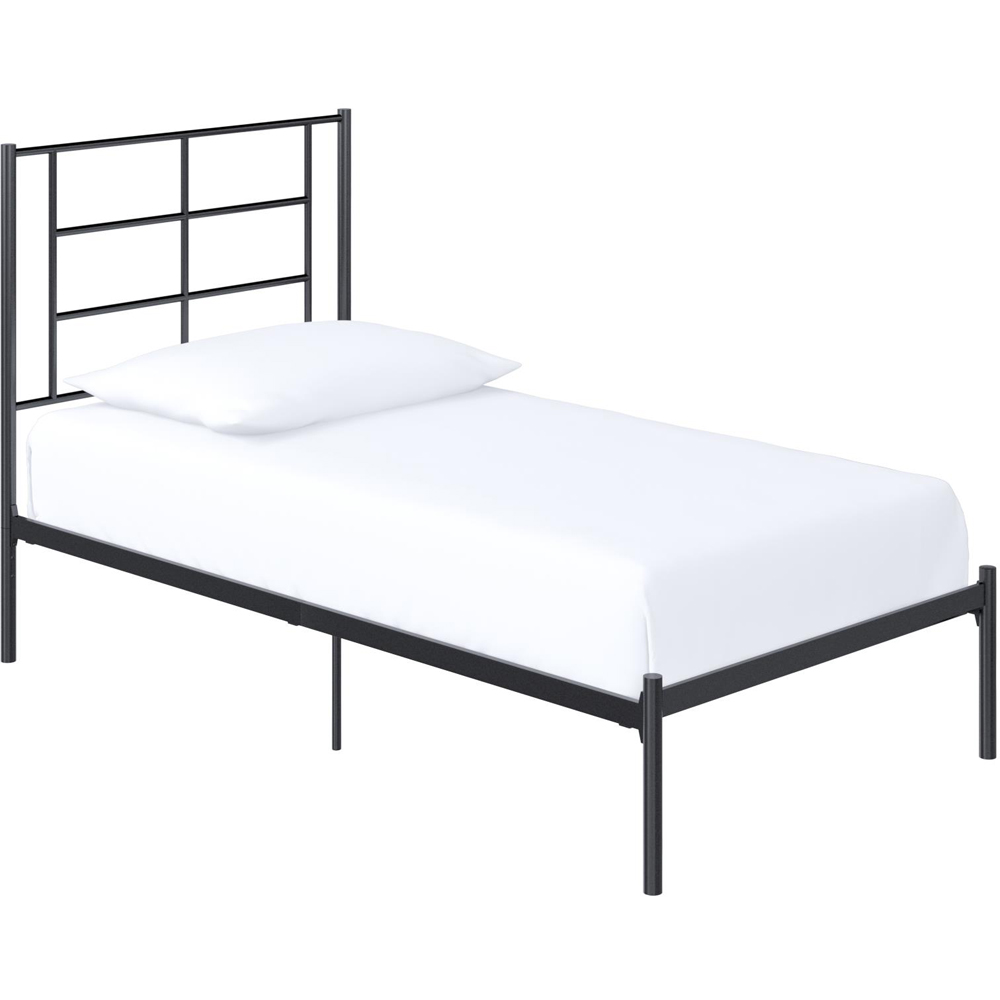 Dorel Jensen Single Black Metal Bed Image 5