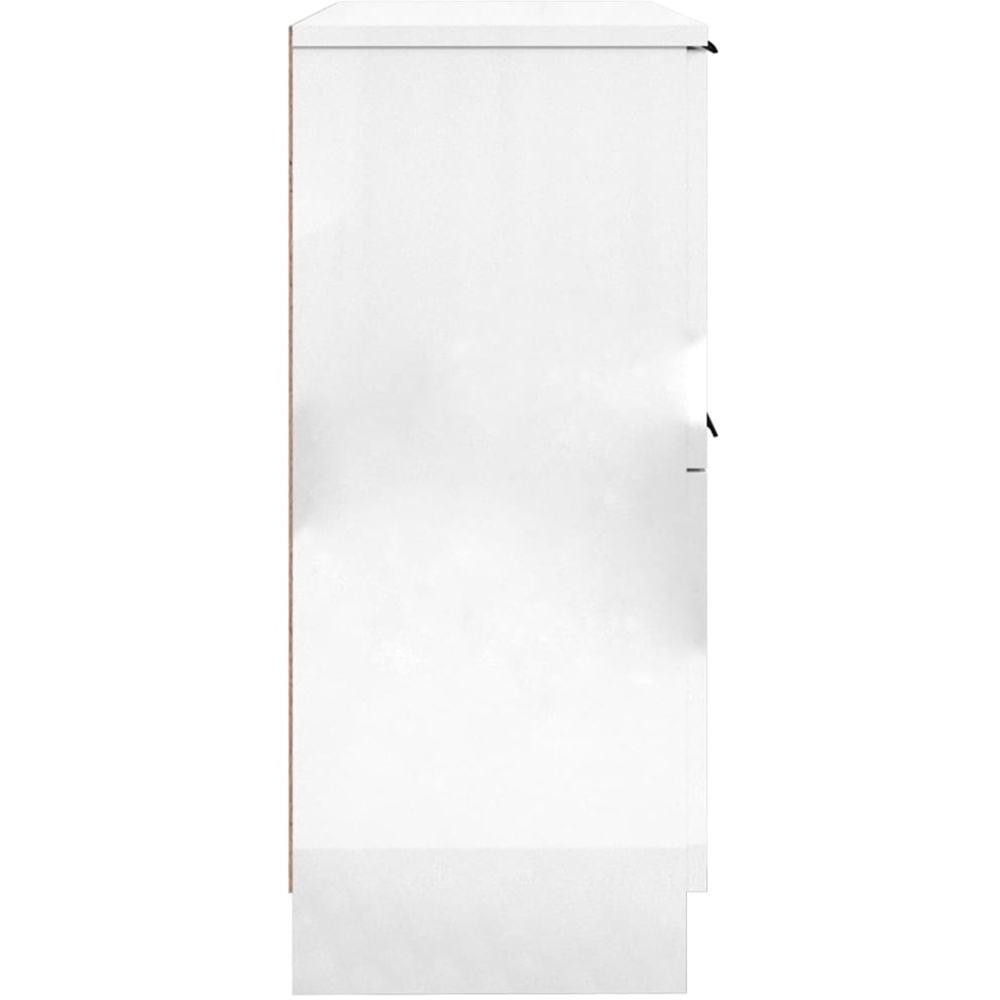 vidaXL 2 Door White Sideboard Set of 2 Image 6