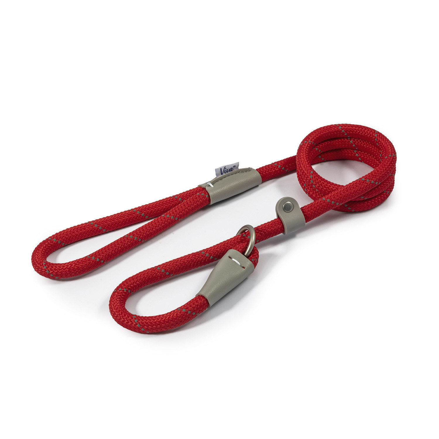 Reflective Rope Slip Lead - Red Image