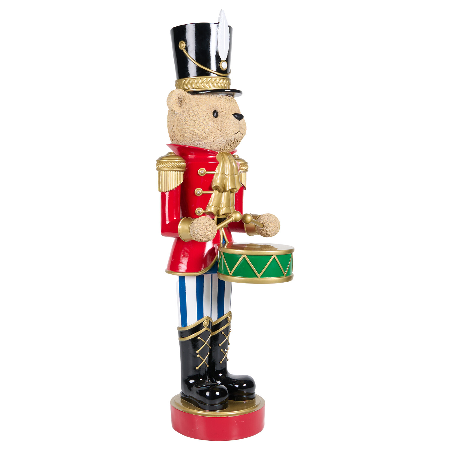 LED Drumming Traditional Bear Red Image 3