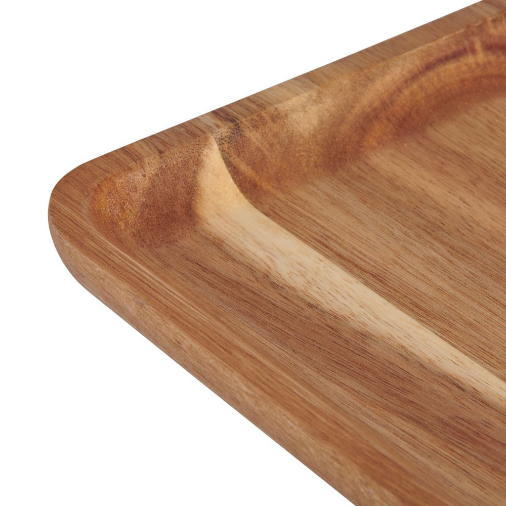 Wilko Acacia Wood Serving Platter Image 3