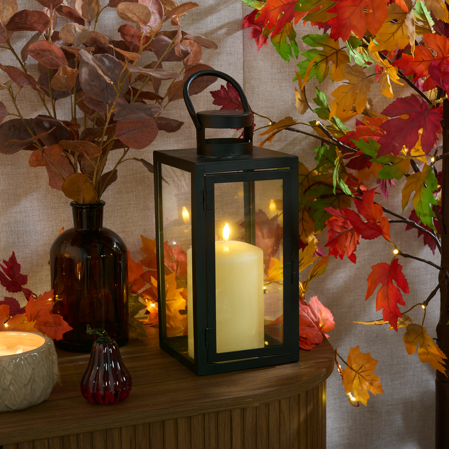 Black Matte Lantern Image 2