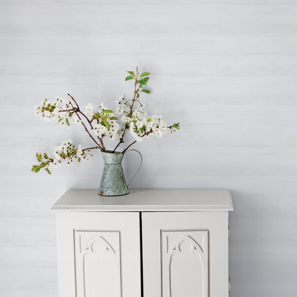 Galerie Vintage Roses Faded Plaster Grey Wallpaper Image 2